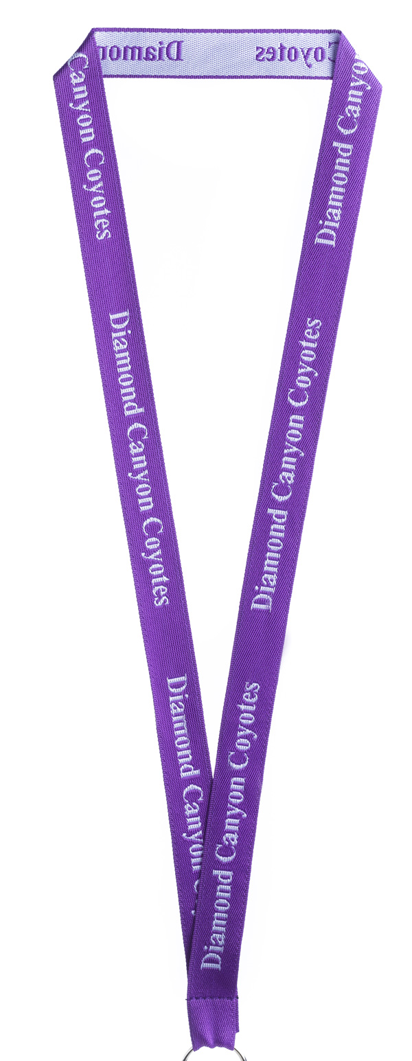 Spiegel-schlüsselband aus gewobenem polyester