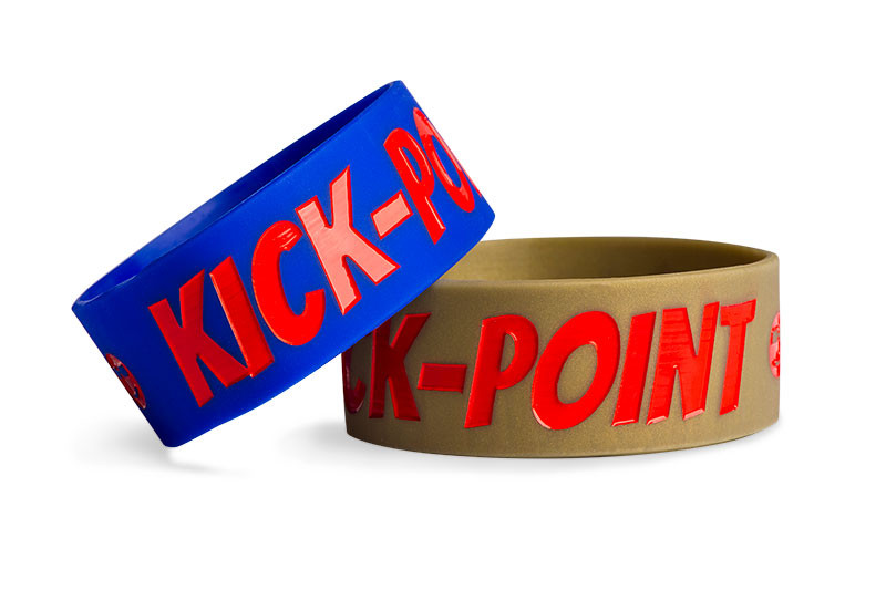 Erhalten Sie ein sichtbareres Logo auf ihren Partyarmb&auml;ndern mit einer Breite von 25 Millimetern. Dieses Armband ist in verschiedenen Stilen erh&auml;ltlich (gepr&auml;gt, bedruckt usw.).